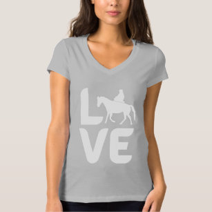 Camiseta Amor com Cavalo Ocidental