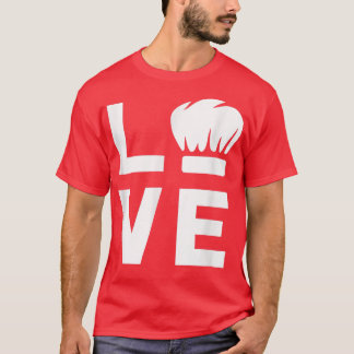 Camiseta Amor Com Chef Que Cozinhar Engraçado Cozinha TGift