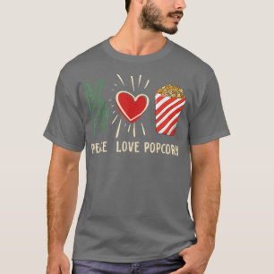 Camiseta Amor com Cinema em Cinema Popcorn Night Television