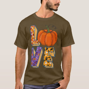 Camiseta Amor Com Halloween, Aranha, Esqueleto, Chapéu De B