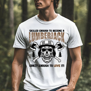 Camiseta Amor com Lumberjack - Estilo robusto e Atitude Neg