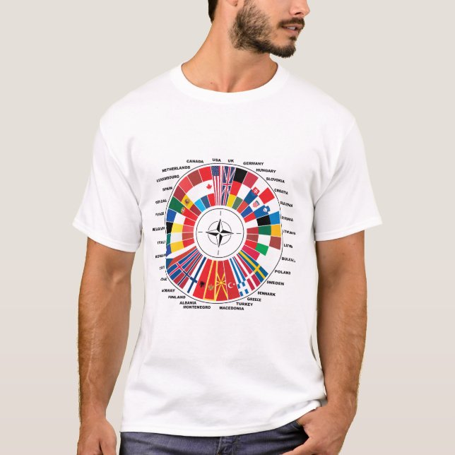 CAMISETA AMOR COM PAÍSES DA OTAN (Frente)