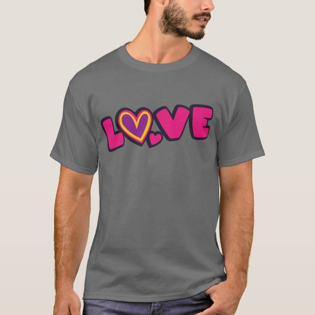 Camiseta Amor com todo o teu coração (Frente)