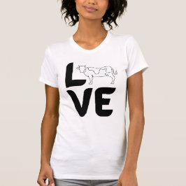 Camiseta Amor com Vaca como O