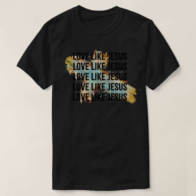 Camiseta amor como jesus (Frente do Design)