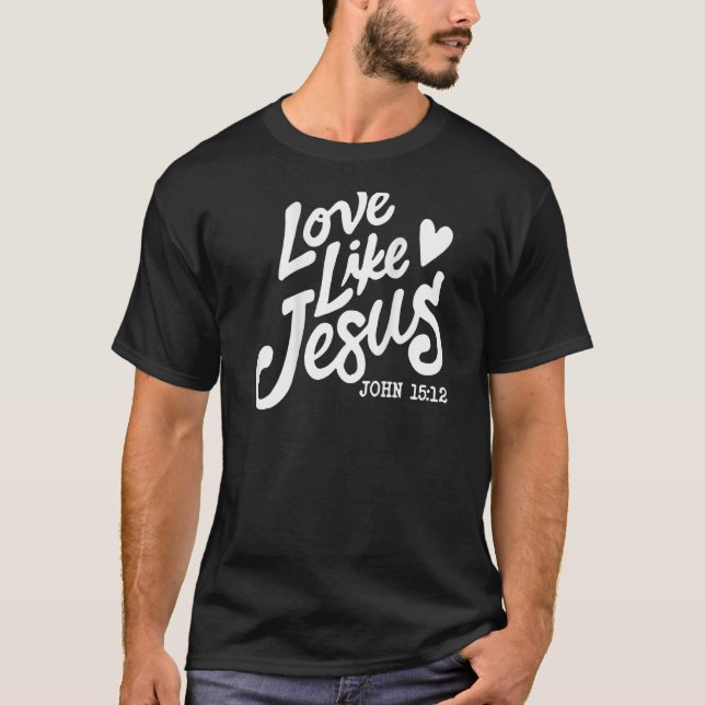 Camiseta amor como jesus 1 (Frente)