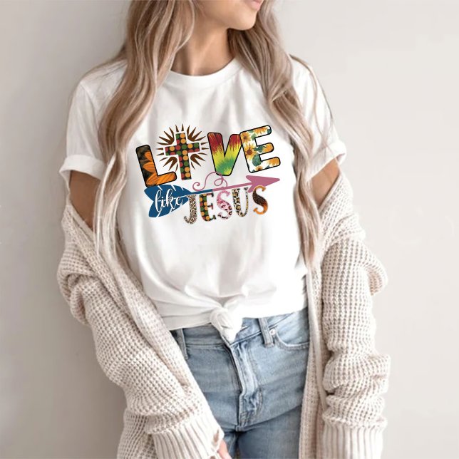 Camiseta Amor Como Jesus Camisa, Jesus Camisa, Jesus Ociden (Criador carregado)