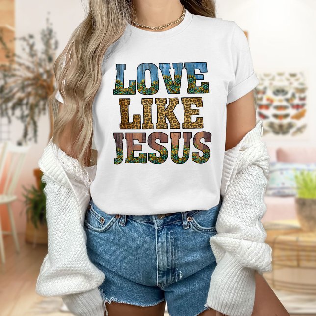 Camiseta Amor Como Jesus Camisa, Jesus Camisa, Jesus Ociden (Criador carregado)