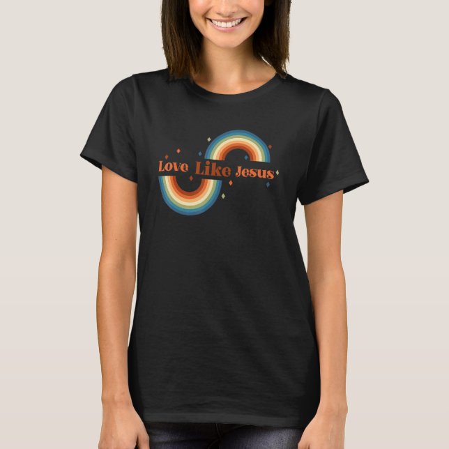 Camiseta Amor Como Jesus Cristão Religioso 1 (Frente)