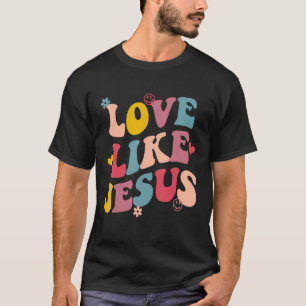 Camiseta Amor Como Jesus Cristo Cristão Roupa Frien