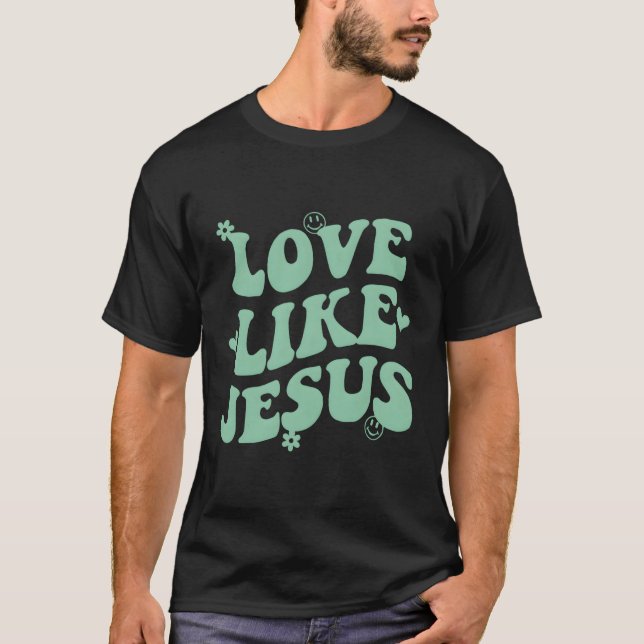 Camiseta Amor Como Jesus Cristo Deus Para (Frente)