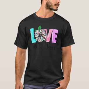 Camiseta Amor Como Jesus Cristo Fé Cristão Bíblia Deus Oraç