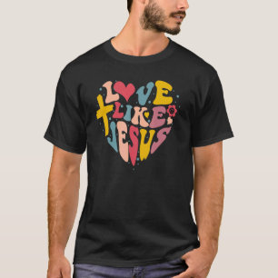 Camiseta Amor Como Jesus Deus Religioso Flor Cristão 7