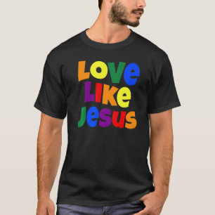 Camiseta Amor Como Jesus Deus Religioso Gráfico Cristão