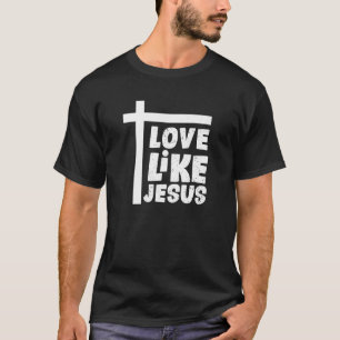 Camiseta Amor Como Jesus Deus Religioso Mulheres Cristãs