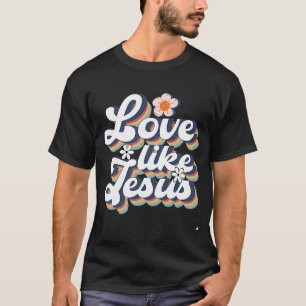 Camiseta Amor Como Jesus Deus Religioso Palavras Cristãs