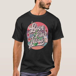 Camiseta Amor Como Jesus Deus Religioso Palavras Cristãs Em