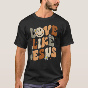 Camiseta Amor Como Jesus Deus Religioso Palavras Cristãs Em