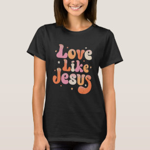 Camiseta Amor Como Jesus Deus Religioso Palavras Cristãs Em