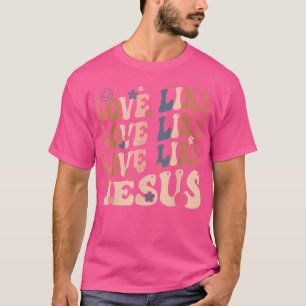 Camiseta Amor Como Jesus Deus Religioso Palavras Cristãs Em