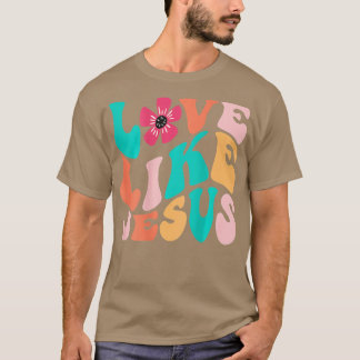 Camiseta Amor Como Jesus Deus Religioso Palavras Cristãs Em
