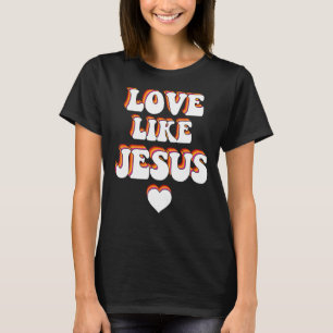 Camiseta Amor Como Jesus Deus Religioso Palavras Cristãs Em