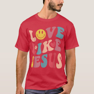 Camiseta Amor Como Jesus Deus Religioso Palavras Cristãs Em