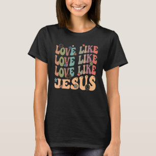 Camiseta Amor Como Jesus Deus Religioso Palavras Cristãs Em
