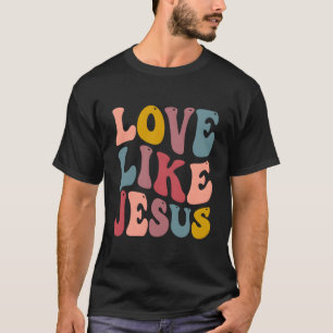 Camiseta Amor Como Jesus Deus Religioso Sobrevive Com Palav