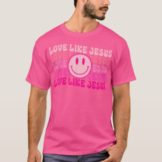 Camiseta Amor Como Jesus Retro Groové Religioso Cristão G