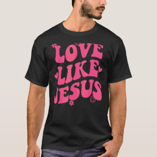 Camiseta Amor Como Jesus Sorrindo Deus Religioso Cristão