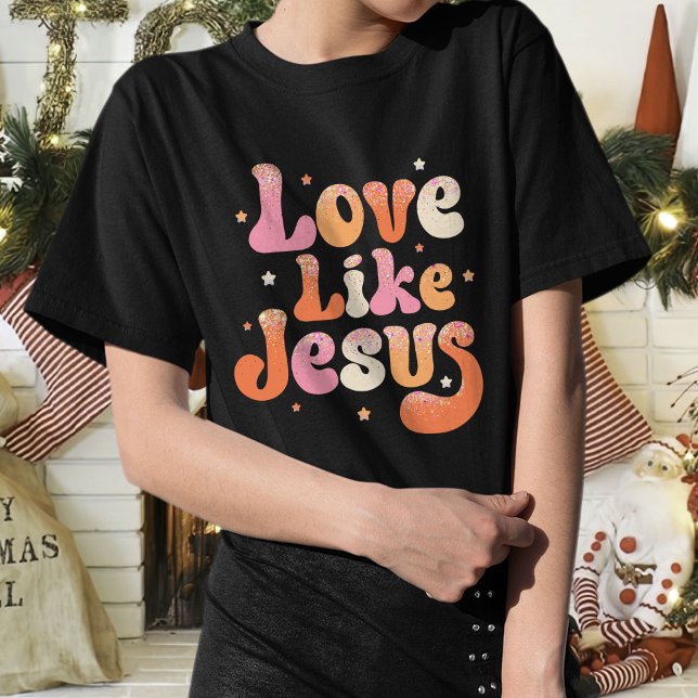 Camiseta Amor Como Jesus T-Shirt, Cor Jesus (Criador carregado)