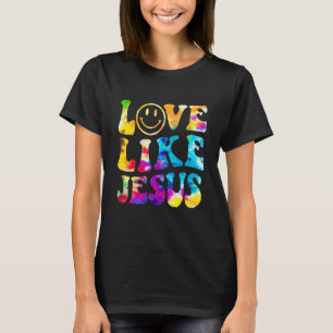 Camiseta Amor Como Jesus Tie Dye Faith Christian Jesus Men