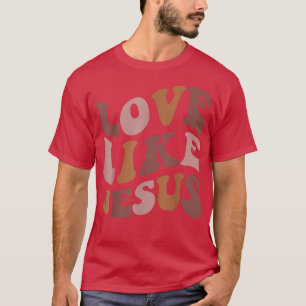 Camiseta Amor Como Jesus Trendy Christian Bíblia Verse