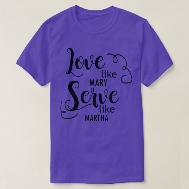 Camiseta Amor Como Maria Serve Como Marth (Frente do Design)