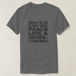 Camiseta Amor & compreensão da paz