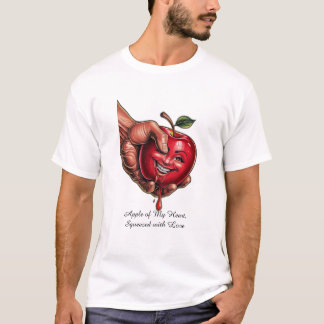 Camiseta Amor Comprimido: Tatuagem Estilo Apple Tee