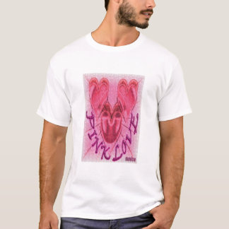 CAMISETA AMOR COR-DE-ROSA