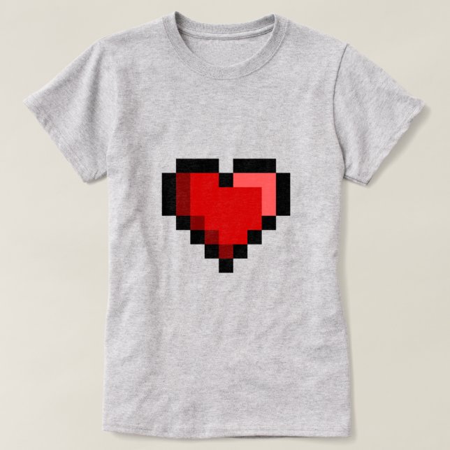 Camiseta Amor Coração (Frente do Design)