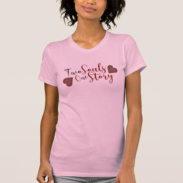 Camiseta Amor Coração Design Romântico (Frente)