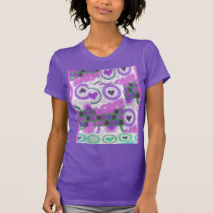 Camiseta Amor coração sentimental adorável