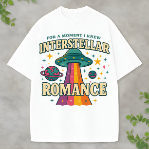 Camiseta Amor Cósmico: Revelando o Romance de OVNI e Espaço