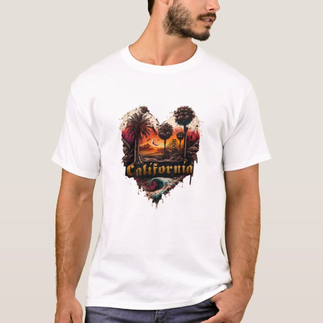 Camiseta Amor da Califórnia (Frente)