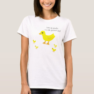 Camiseta Amor da Família Bebê Ducky Maternity T-Shirt