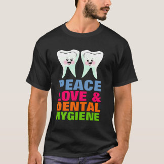 Camiseta Amor da paz e higiene dental
