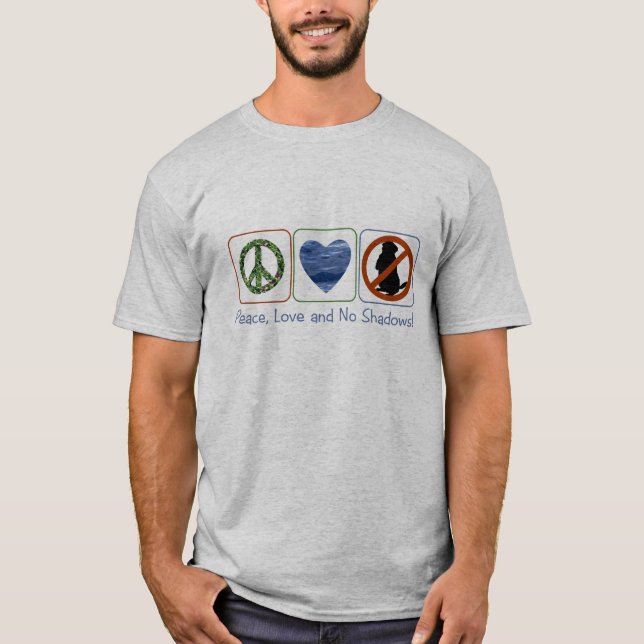 Camiseta Amor da paz e nenhumas sombras (Frente)