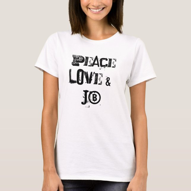 Camiseta Amor da paz & JB (Frente)