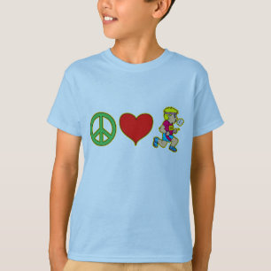 Camiseta Amor da paz que funciona produtos bonitos dos