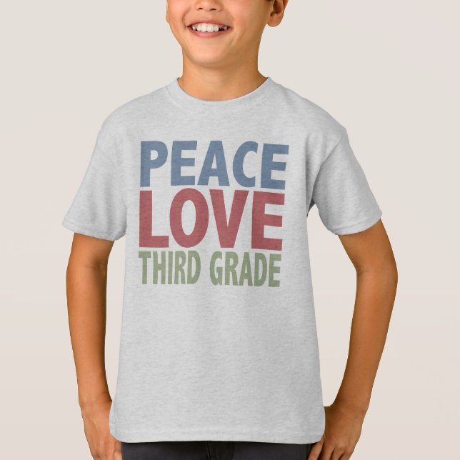 Camiseta Amor da paz terceiro grau (Frente)