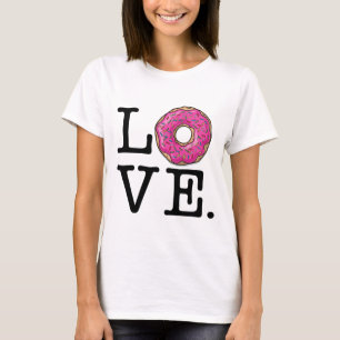 Camiseta Amor da rosquinha engraçado